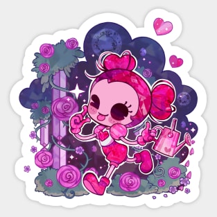 Here in the garden Sticker